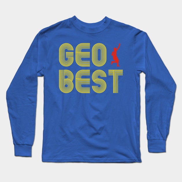 George Best Footballer Long Sleeve T-Shirt by Ricardo77